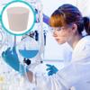 Solid Rubber Stopper, Conical, for Test Tubes, White view 3
