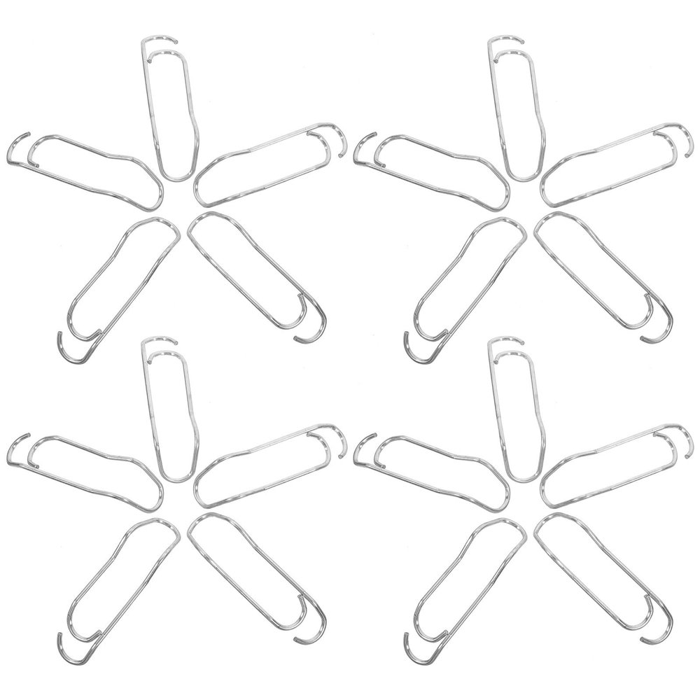 Hohopeti 50 Steel Fence Clips for Garden Climbing Plants and Trellises