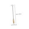 Stainless Steel and Wood Meat Turner for Hot Dogs and Food view 2