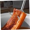 Stainless Steel and Wood Meat Turner for Hot Dogs and Food view 3