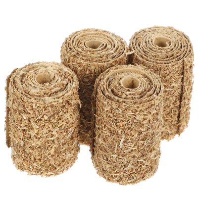 Small Wooden Haystack Decoration, Gold, Fall Gift Idea