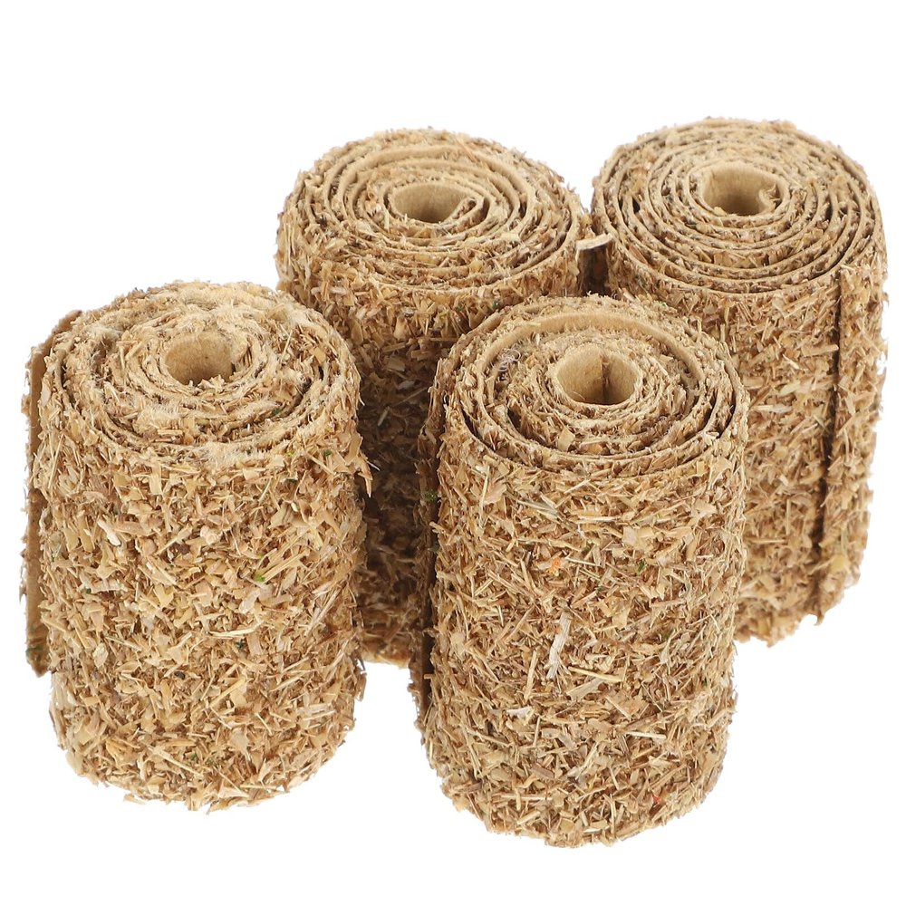 Small Wooden Haystack Decoration, Gold, Fall Gift Idea