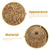 Small Wooden Haystack Decoration, Gold, Fall Gift Idea view 3