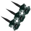 3-Piece Plastic Garden Hose Guide Wheels with Stakes view 1