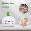 Christmas Party Mechanical Kitchen Timer, White Plastic view 4