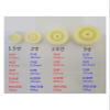 Set of 4 3-Inch Nylon Single-Wheel Casters, 75 mm Diameter view 2