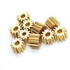 GRASAKY 1-Piece 0.25 Module 12-Tooth Brass Spur Gear, 3.5 mm Diameter, 3 mm Thick, 1 mm Tight Fit view 4