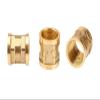 Brass Pipe Nipple Fitting Quick Coupling Adapter, Socket to Female Thread Reducer, Water Connection (Brown) view 4