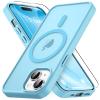 Vansdon Magnetic iPhone 15 Case, Light Blue view 1