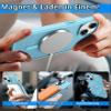 Vansdon Magnetic iPhone 15 Case, Light Blue view 3