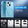 Vansdon Magnetic iPhone 15 Case, Light Blue view 4