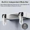 Silent Double-Track Curtain Rail System, Ceiling-Mounted, 1 m view 3