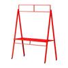 Mobile Folding Promotional Counter Display, Trade Show Banner Stand and Tasting Table (Red, 120 x 223 cm) view 1