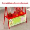 Mobile Folding Promotional Counter Display, Trade Show Banner Stand and Tasting Table (Red, 120 x 223 cm) view 4