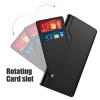 LUOTANL Business Case for Google Pixel 10 Pro XL/10 Pro/10, Slim Protective Leather Folio with Card Slots, Pink, 10 Pro view 2