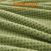 Cozy Fleece Blanket 150 x 350 cm, Super Soft 300 GSM Flannel, Army Green view 3