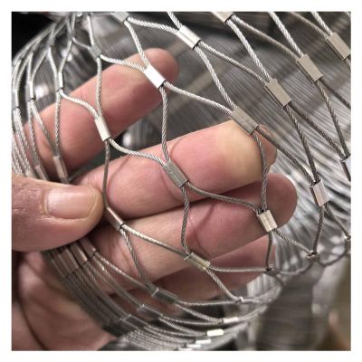 Flexible Stainless Steel Cable Net, 4 cm Mesh, 1.5 mm, 1 x 19 m