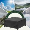 AOFOAE Outdoor Furniture Cover 500 x 170 x 100 cm, Waterproof Table Cover with Drawstring and Windproof Buckles view 2