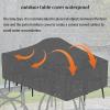 AOFOAE Outdoor Furniture Cover 500 x 170 x 100 cm, Waterproof Table Cover with Drawstring and Windproof Buckles view 3