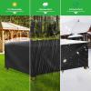 AOFOAE Outdoor Furniture Cover 500 x 170 x 100 cm, Waterproof Table Cover with Drawstring and Windproof Buckles view 4