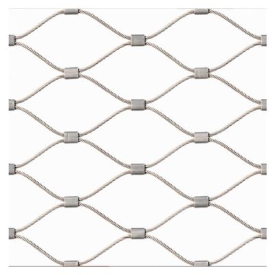 Stainless Steel Cable Net for Poultry and Animals, 3 cm/1.2 mm, Flexible Balcony Infill Net, DIY Decorative Net (1.2 x 16 m)