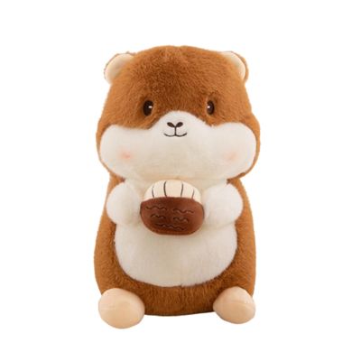 Champracer Hamster Plush Toy, Brown, 30 cm