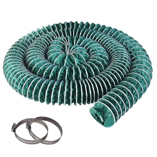 3.0 m Flexible Dryer Vent Hose, 150 mm, Portable AC Exhaust Hose for Indoor and Outdoor Air Conditioners, Universal Replacement Line (500 mm Diameter)