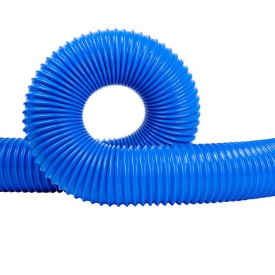 Blue PVC Dust Collection Hose for Household, Industrial, and Workshop Use, 2 m, 3.5 m