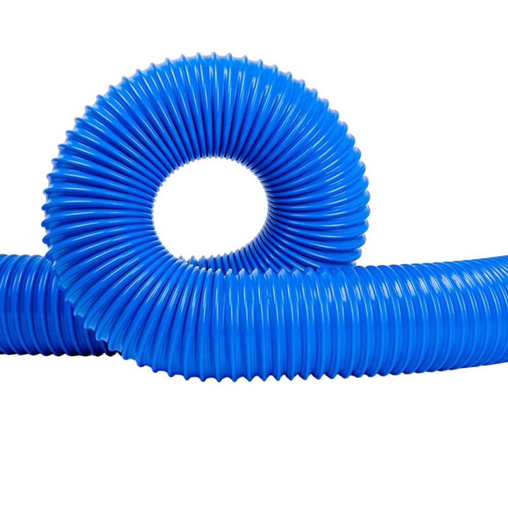Blue PVC Dust Collection Hose for Household, Industrial, and Workshop Use, 2 m, 3.5 m