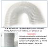 Heavy-Duty PVC Dust Collection Hose, Puncture-Resistant, 2 m (6.6 ft), 50 mm (2 in) view 3