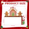 Skeadex Christmas Door Frame Decorations, 2-Piece Wooden Christmas Decor (C) view 2