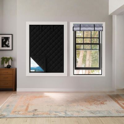 Thermal Window Insulation Cover, 50–300 cm, Black, 230 x 290 cm
