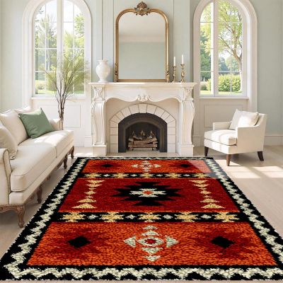 QUIYAEZY DIY Latch Hook Rug Kit with Printed Canvas, 40 x 70 cm