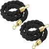 LQSYBHD Stanchion Rope, 3.3 ft, Black view 1