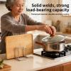 Generic Stainless Steel Cutting Board Storage Rack view 3