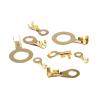 Insulated Ring Wire Terminals, 100-Piece Copper Crimp Terminals, M3/M4/M5/M6/M8/M10 (M10) view 1