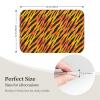 Novastar Indoor/Outdoor Doormat with Orange Tiger Stripe Print view 2