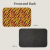 Novastar Indoor/Outdoor Doormat with Orange Tiger Stripe Print view 4