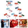 YPBEW 10-Slot Christmas Card and Money Holder, Foldable Recycled Paper Wallet view 2