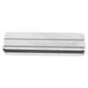 VILLCASE 4-Piece Magnetic Flagpole Weights, Silver, Rectangular view 1