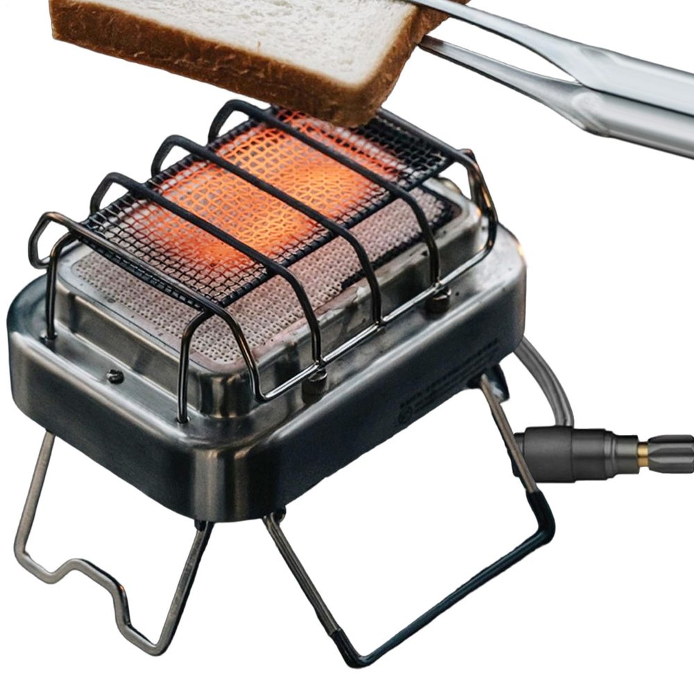 Portable Camping Heater, 2-in-1 Stove and Heater