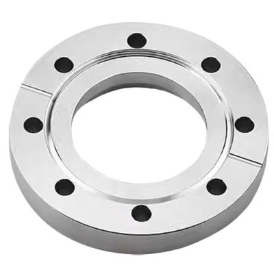 1-Piece CF16/CF25/CF35/CF50/CF63/CF80 Vacuum Internal-Weld Flange, SS304 Stainless Steel Fixed Flange (CF35, 45° Welding)