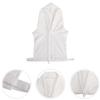 Cabilock Unisex Detachable Hooded Mock Collar, White view 4