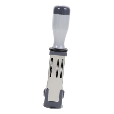 GRIRIW PP and Metal Date Stamp, Small Time Stamp with Ink Holder for Paper Crafts and Daily Office Use