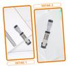 GRIRIW PP and Metal Date Stamp, Small Time Stamp with Ink Holder for Paper Crafts and Daily Office Use view 3