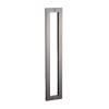 Square Stainless Steel Push-Pull Door Handle, Modern Commercial Entrance Handle for Glass Sliding Shower, Barn, Interior or Exterior Doors, Easy to Install, Black Titanium, 60 cm/56.2 cm view 1