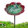 Outdoor Bird Bath, Freestanding Iron Water Dispenser view 1