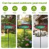 Outdoor Bird Bath, Freestanding Iron Water Dispenser view 2