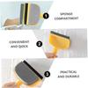 Multifunctional Double-Sided Glass Squeegee, 2-Piece Sponge Cleaning Brush Set view 2