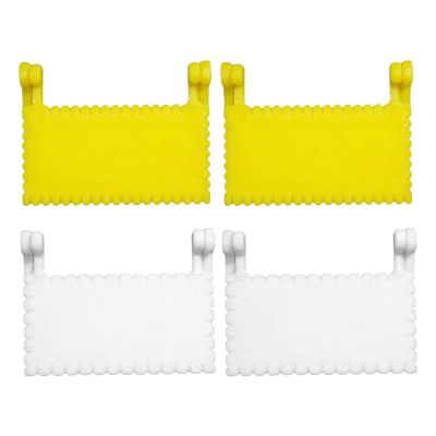 CGACCSD 3 mm/4 mm Seam Allowance Gauge, Lightweight Clip-On Seam Guide
